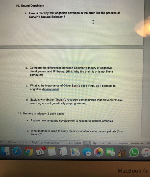 Solved 1. Piaget a. A 2 year old has a puppy at home and Chegg