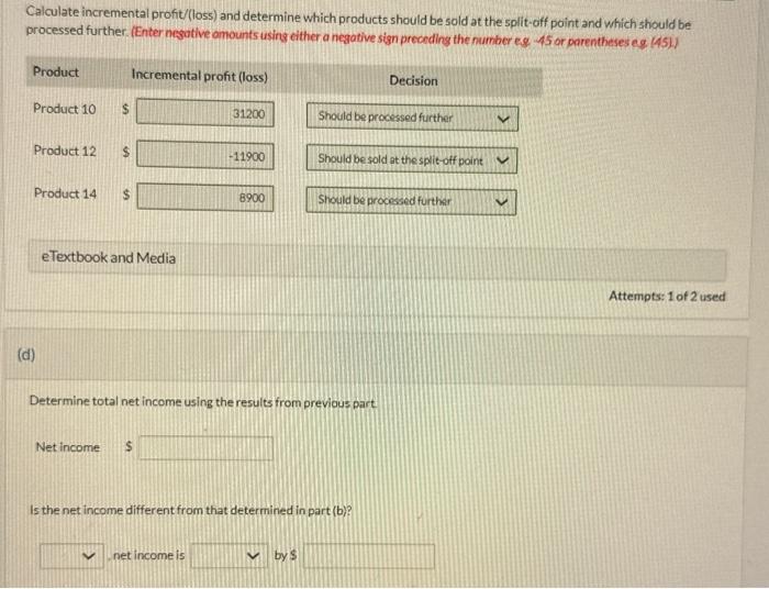 Solved Calculate Incremental Profit/(loss) And Determine | Chegg.com