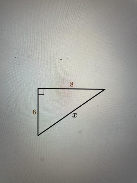Solved What us the value of x?A. 10B. 4 √3C. 14D. 9 | Chegg.com