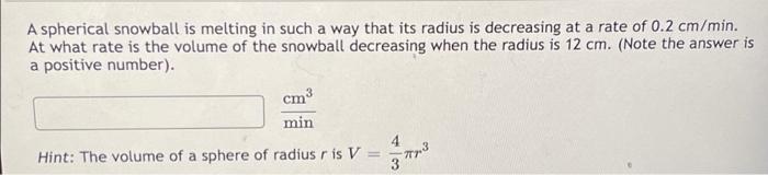 Solved Let A be the area of a circle with radius r. If dr dt | Chegg.com