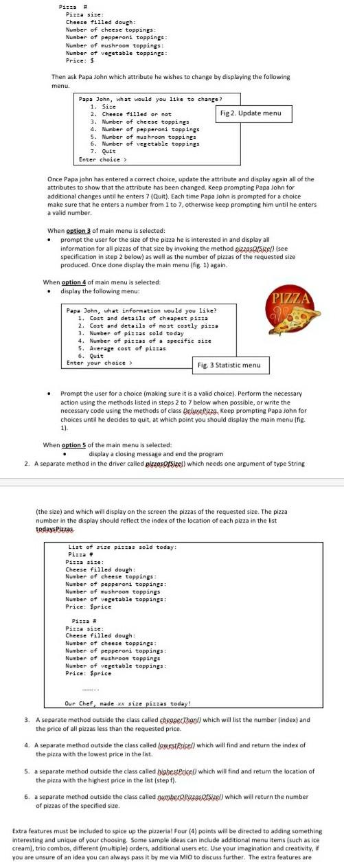 Solved PYTHON PROGRAMMING: Part One: Pizza Class: Create | Chegg.com