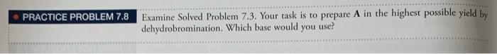 Solved - PRACTICE PROBLEM 7.8 Examine Solved Problem 7.3. | Chegg.com