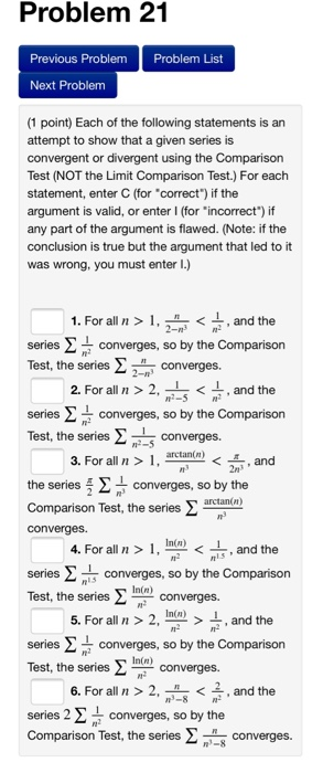 Solved Problem 21 Problem List Previous Problem Next Problem | Chegg.com