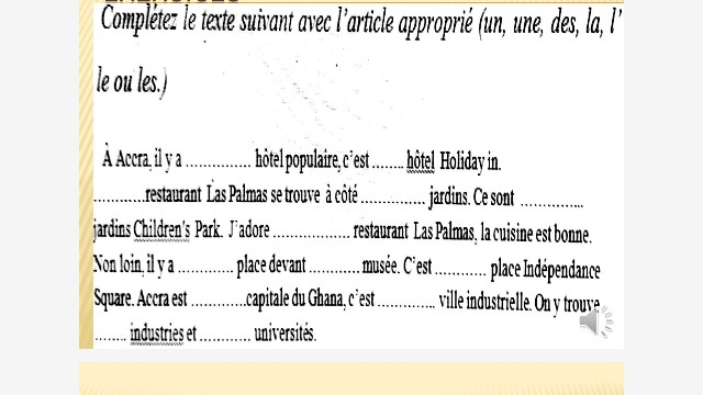 Consultez Cette Publication Puis Complétez Le Texte Suivant