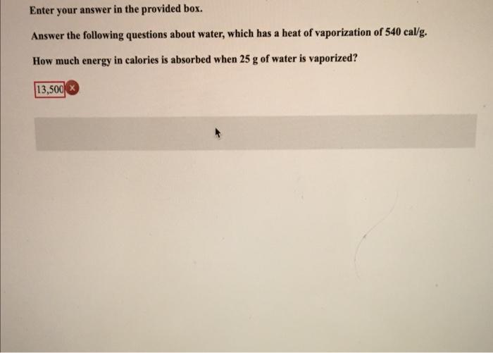 Solved Enter your answer in the provided box. a Answer the | Chegg.com