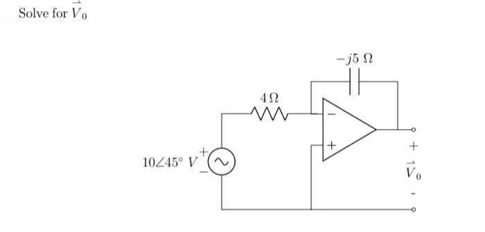 Solved Solve for V0 | Chegg.com
