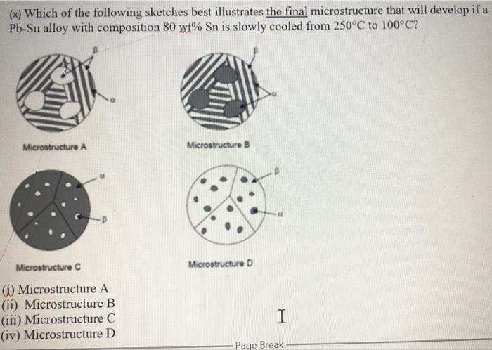 Solved (x) Which of the following sketches best illustrates | Chegg.com