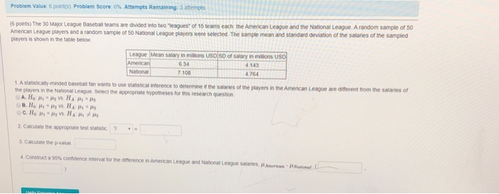 Solved Problem Value 5 points). Problem Score 0% Attempts | Chegg.com