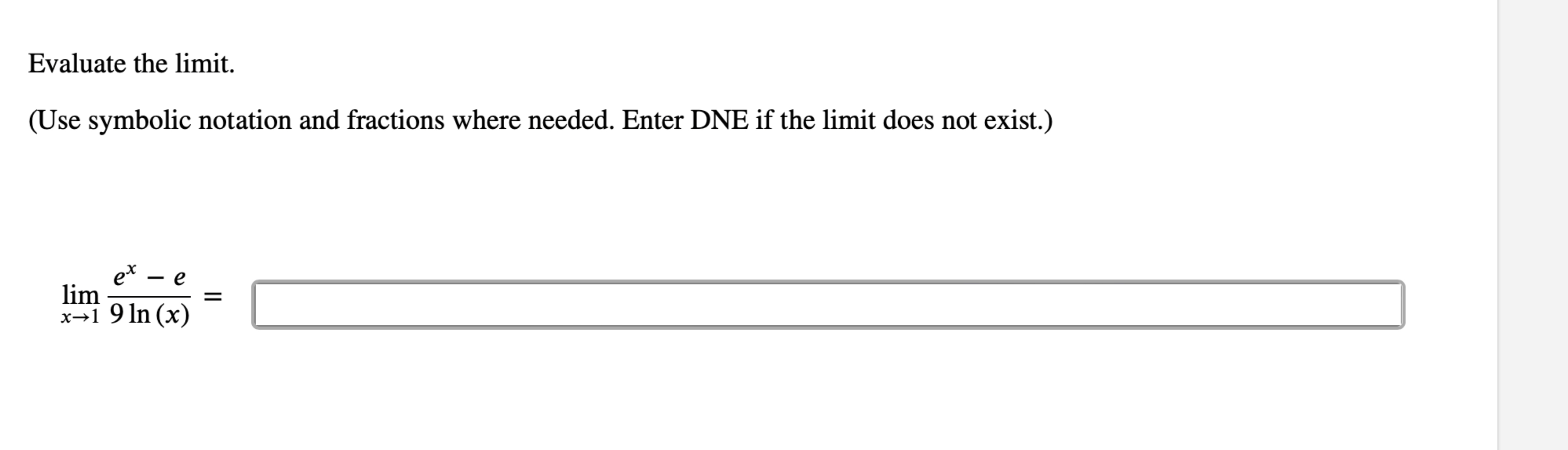 Solved Evaluate the limit.(Use symbolic notation and | Chegg.com