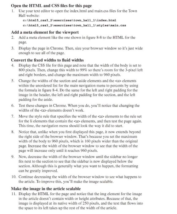 PLEASE PROVIDE THE HTML AND MAIN.CSS FILE FOR THIS | Chegg.com