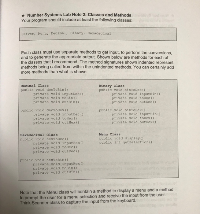 Computer Lab: Number Systems Construct an | Chegg.com