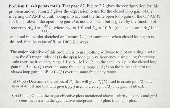 Solved Adc Problem 1: (40 points total) Text page 67, Figure | Chegg.com