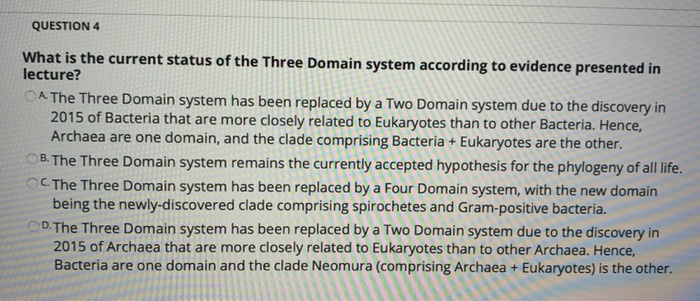 Three Domain System