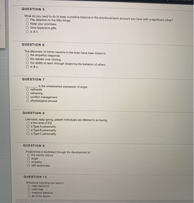 Solved PLEASE HELP ANSWER ALL THESE QUESTIONS PLEASE I NEED | Chegg.com