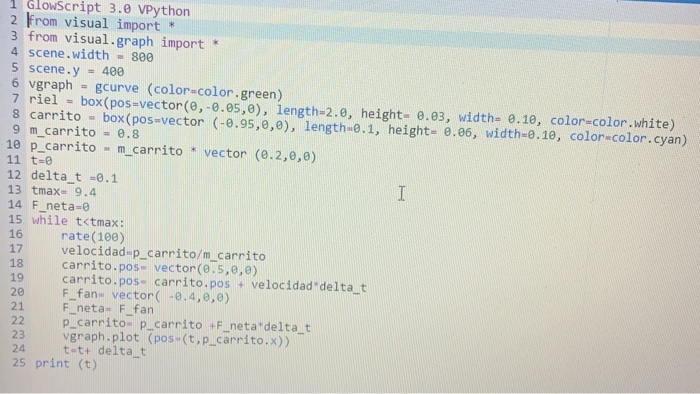 Solved This needs to be analized using glowscript.org | Chegg.com