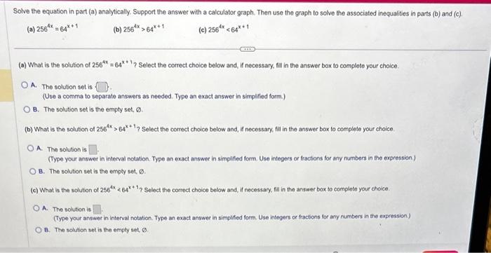 Solved Solve the equation in part (a) analytically. Support | Chegg.com