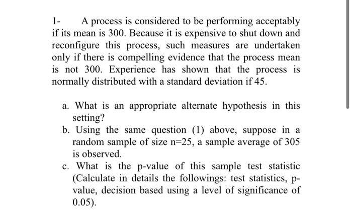 Solved 1- A process is considered to be performing | Chegg.com