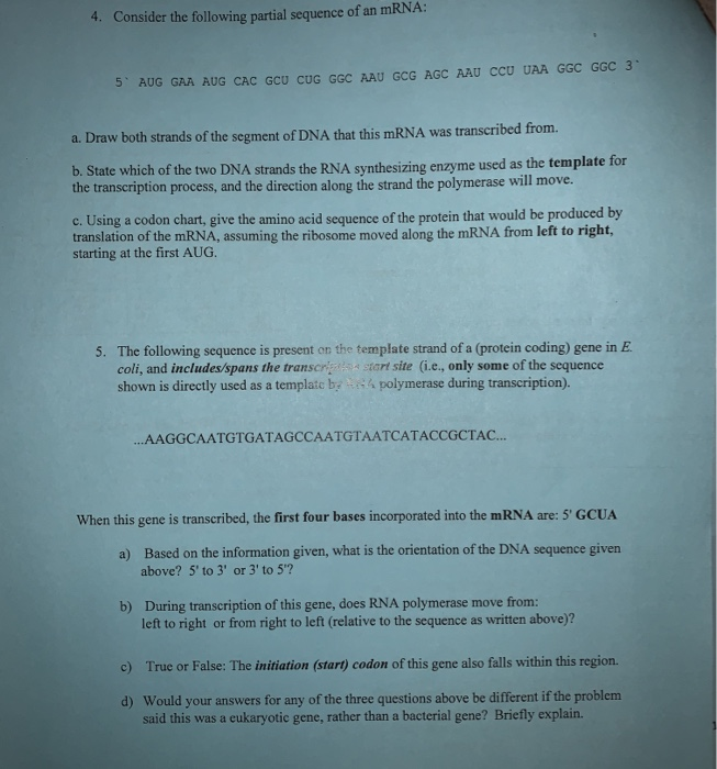 Solved 4. Consider the following partial sequence of an | Chegg.com