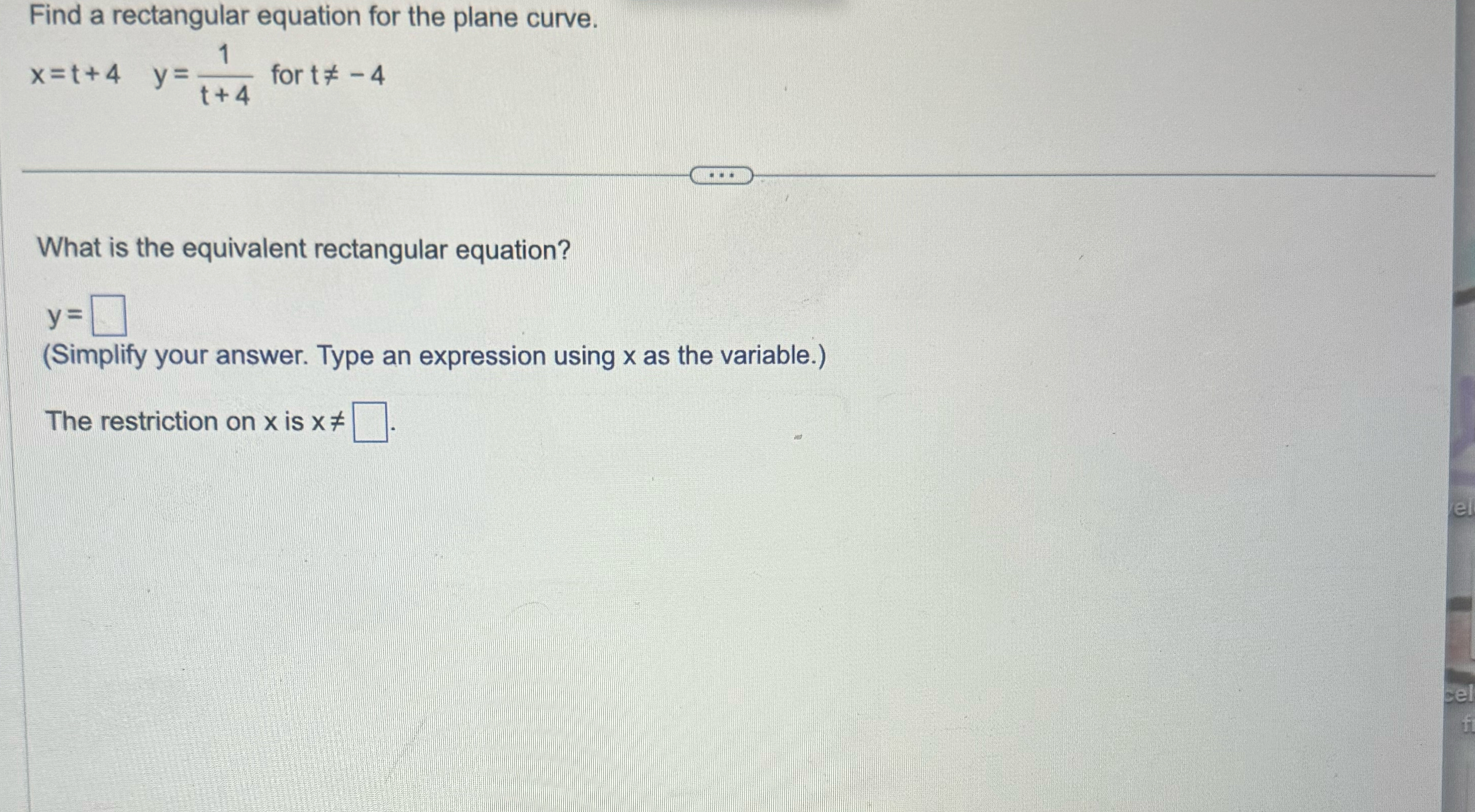 Solved Find a rectangular equation for the plane | Chegg.com