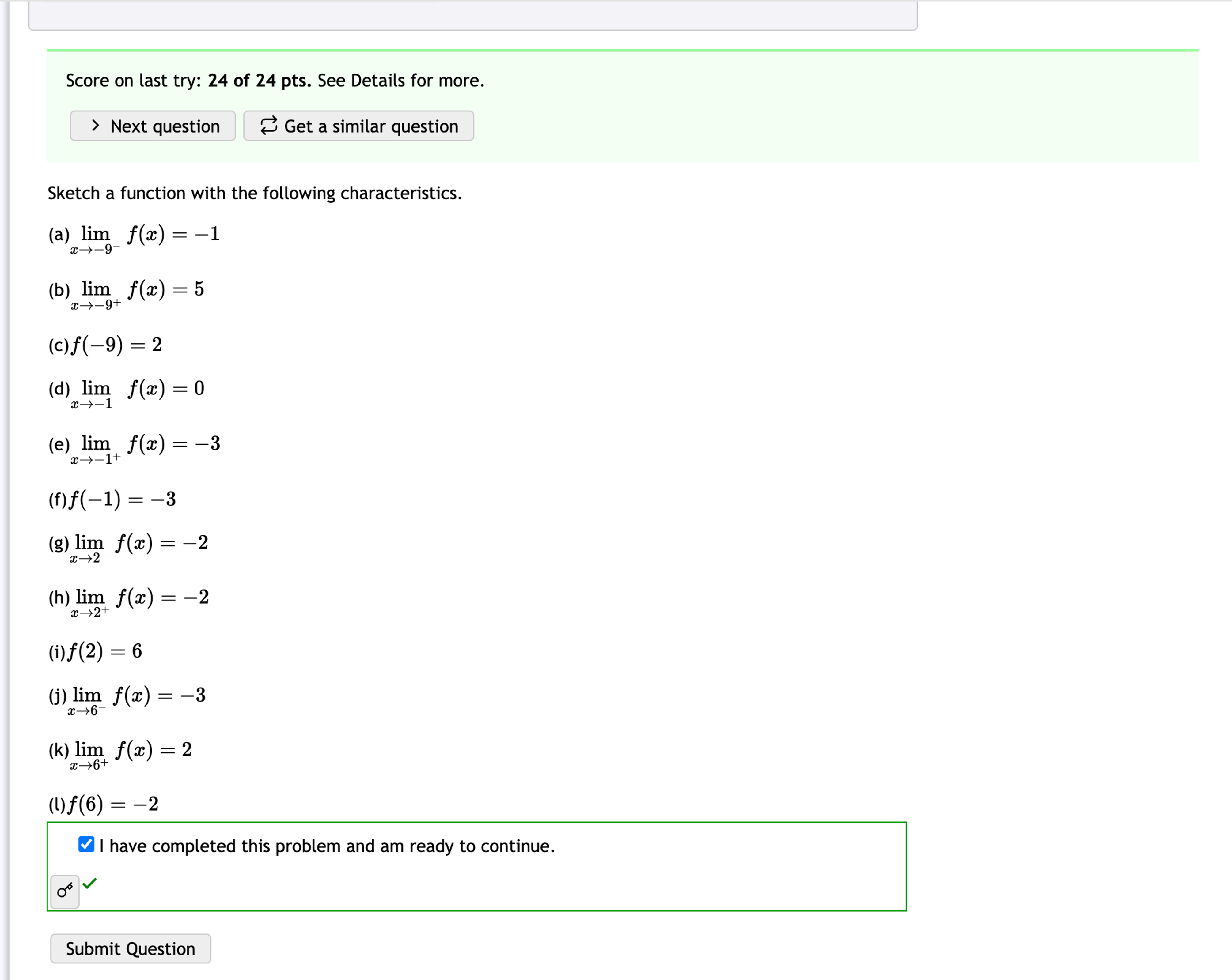 Solved Sketch a function with the following | Chegg.com