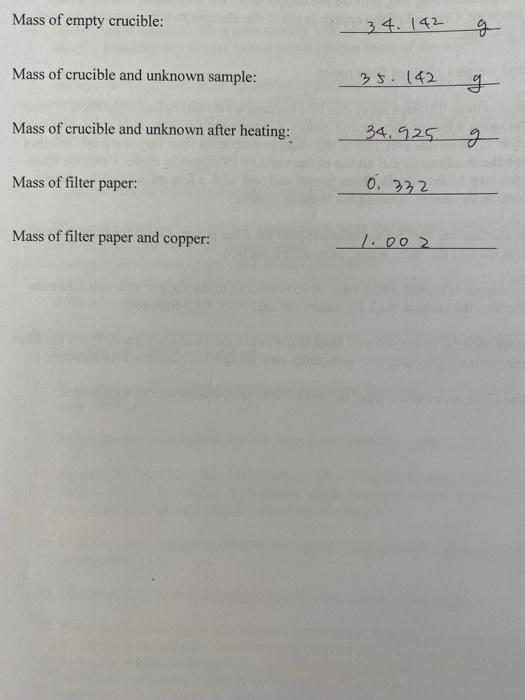 Solved Chemical Formula Of A Hydrate Objectives: 1. To | Chegg.com