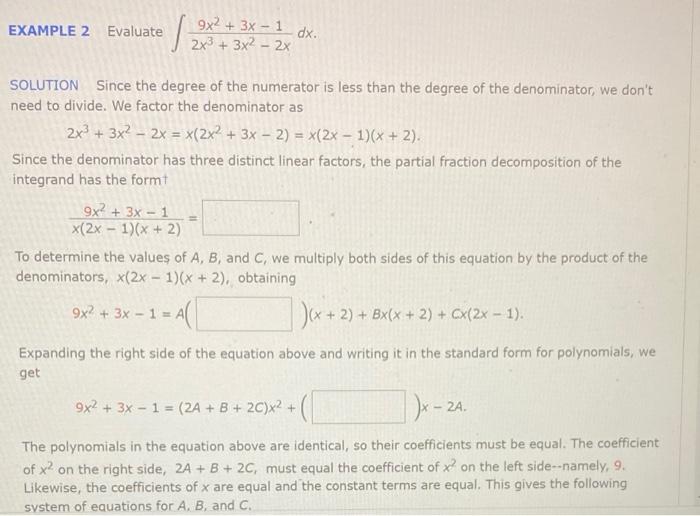 solved-example-2-evaluate-9x2-3x-1-2x3-3x-2x-dx-chegg