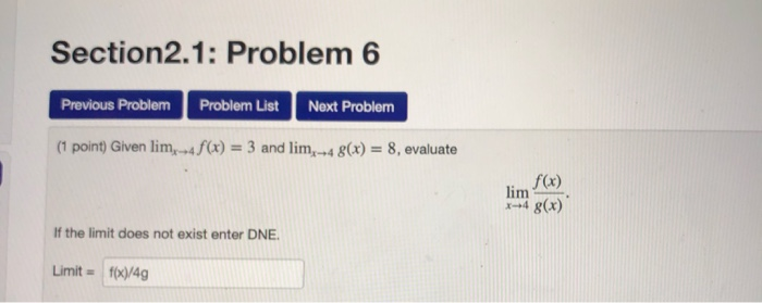 Solved Section03.4: Problem 5 Previous Problem Problem List | Chegg.com