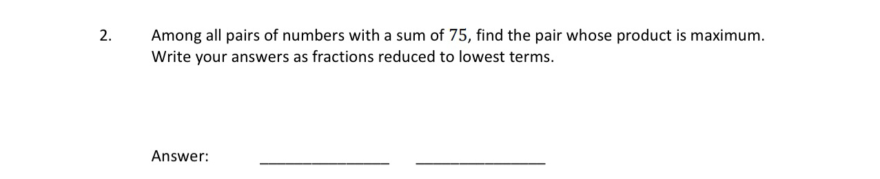 multiple pairs of 75