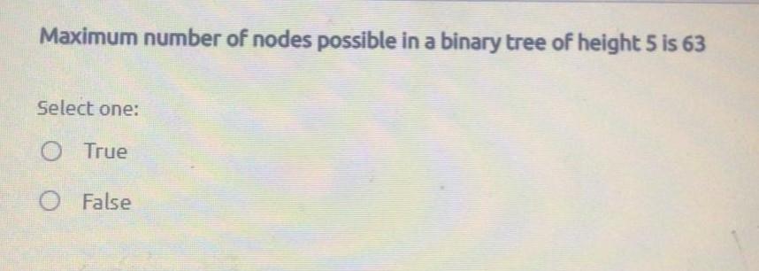 Solved If a binary tree has 10 nodes, then the number of | Chegg.com
