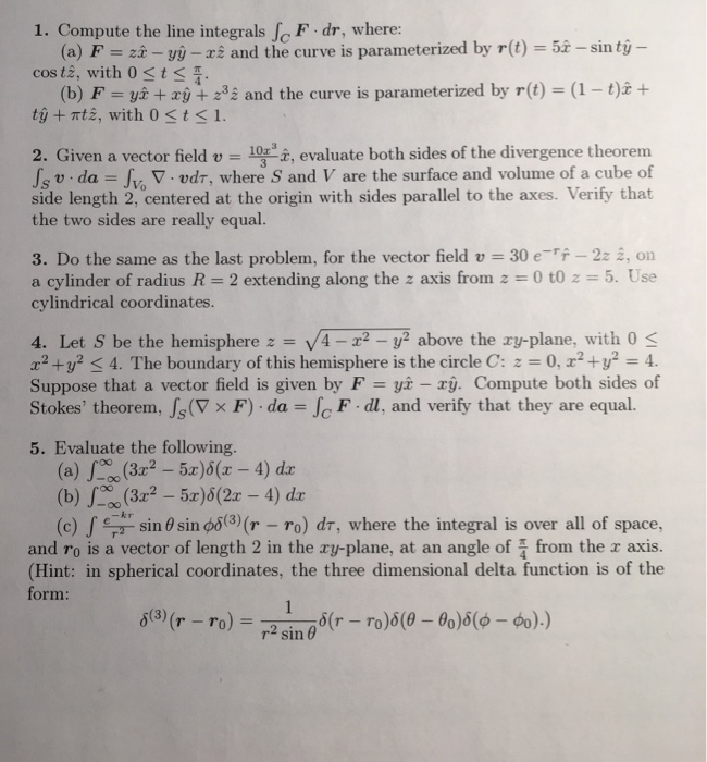 Solved 3 Do The Same As The Last Problem For The Vector Chegg Com