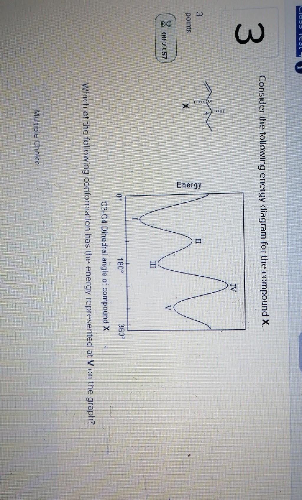 Solved COS ISL 1 Consider the following energy diagram for | Chegg.com