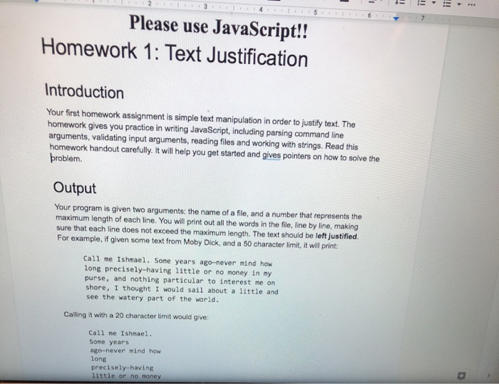 homework javascript