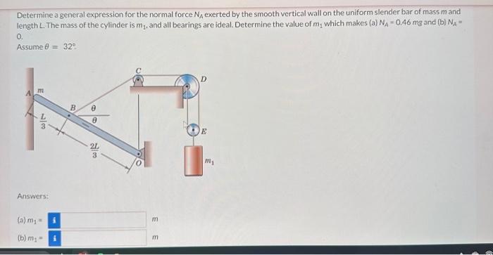 Solved Determine a general expression for the normal force | Chegg.com
