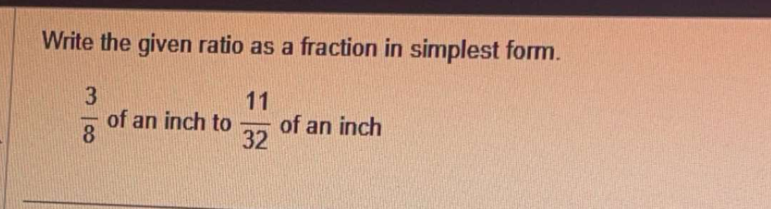 Solved Write the given ratio as a fraction in simplest | Chegg.com