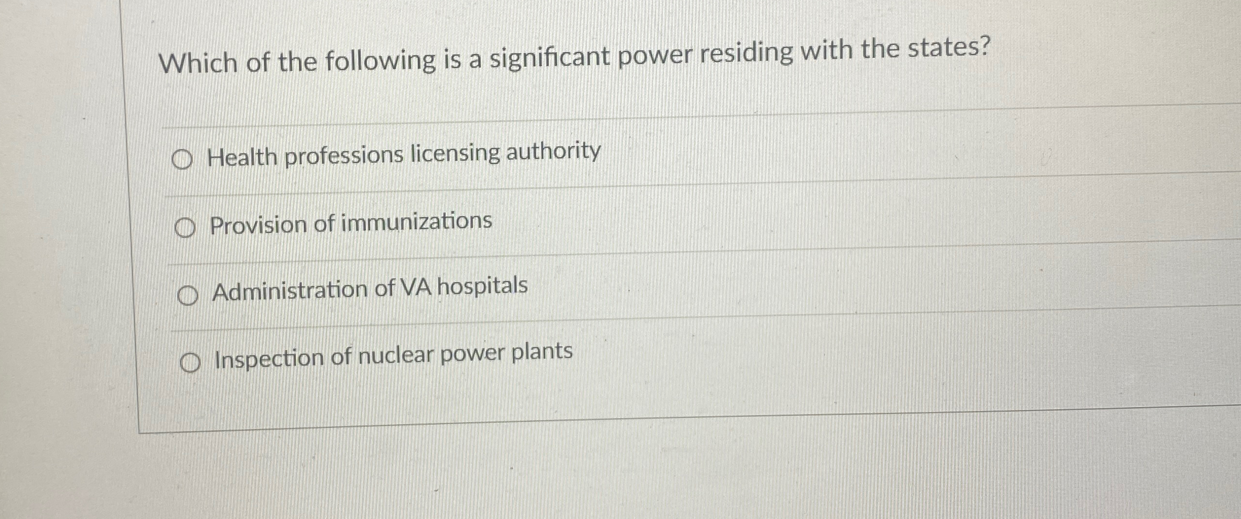 Solved Which of the following is a significant power | Chegg.com