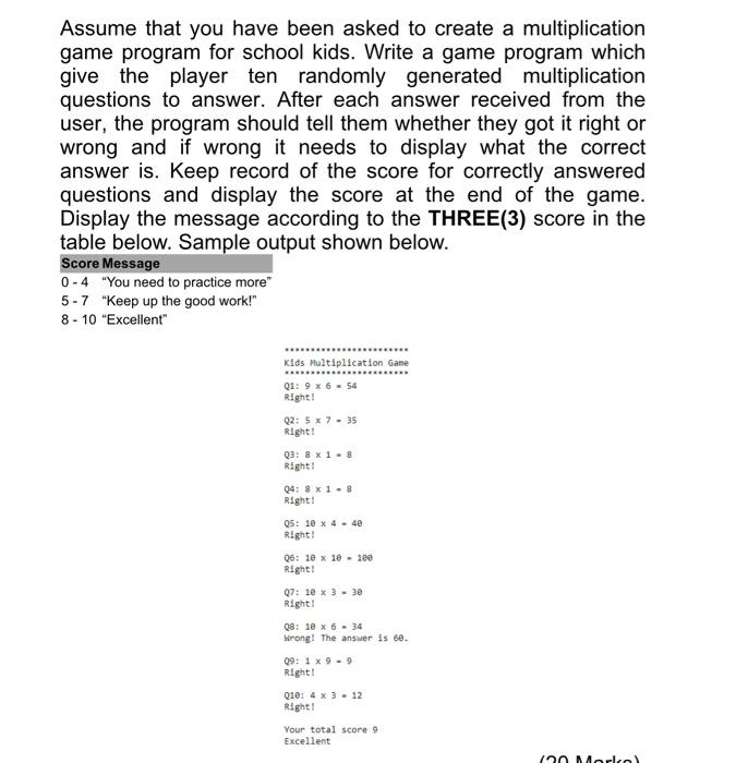 Solved Assume that you have been asked to create a | Chegg.com