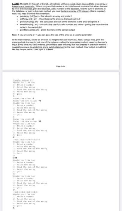 Solved Lab9A: Warmup. Design and implement a program that | Chegg.com