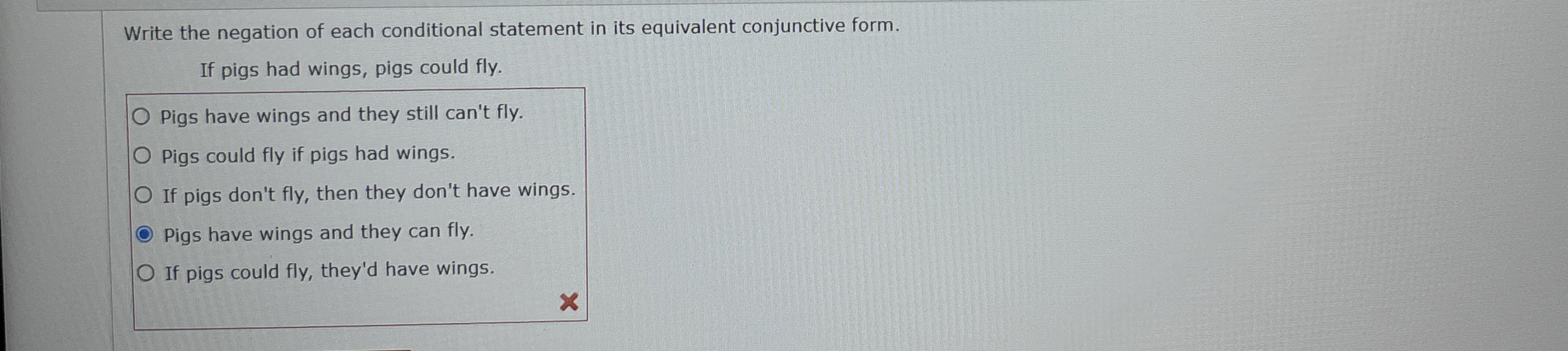 Solved Write the negation of each conditional statement in | Chegg.com