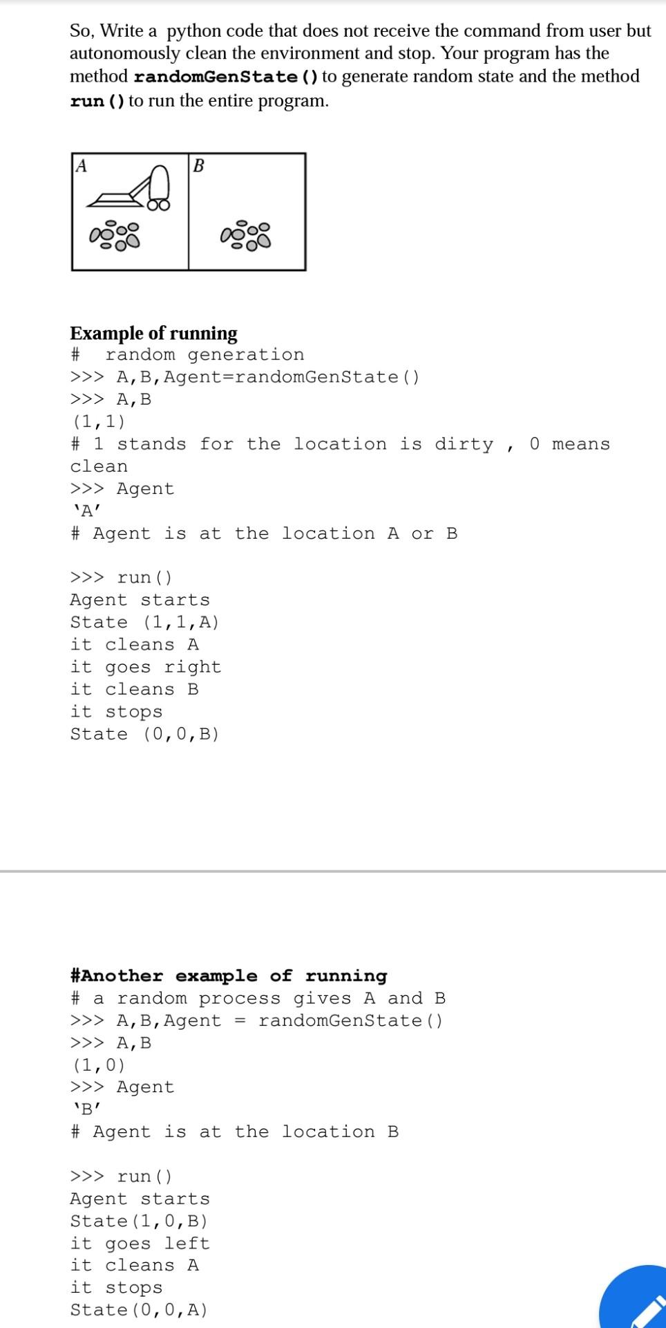 Solved So, Write a python code that does not receive the | Chegg.com