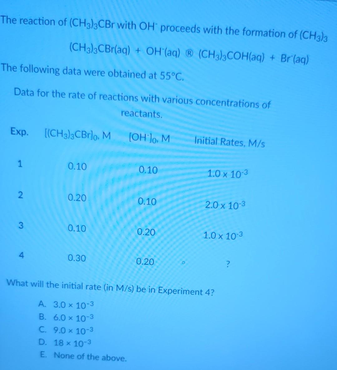 solved-the-reaction-of-ch3-3cbr-with-oh-proceeds-with-the-chegg