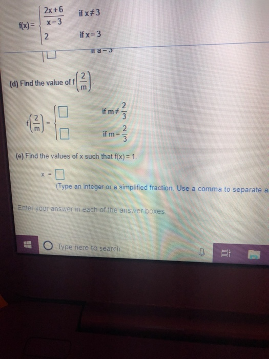 Solved For The Following Function Find (a) F(3), (b) And (e) | Chegg.com