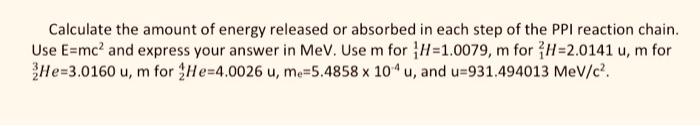 Solved Calculate The Amount Of Energy Released Or Absorbed | Chegg.com