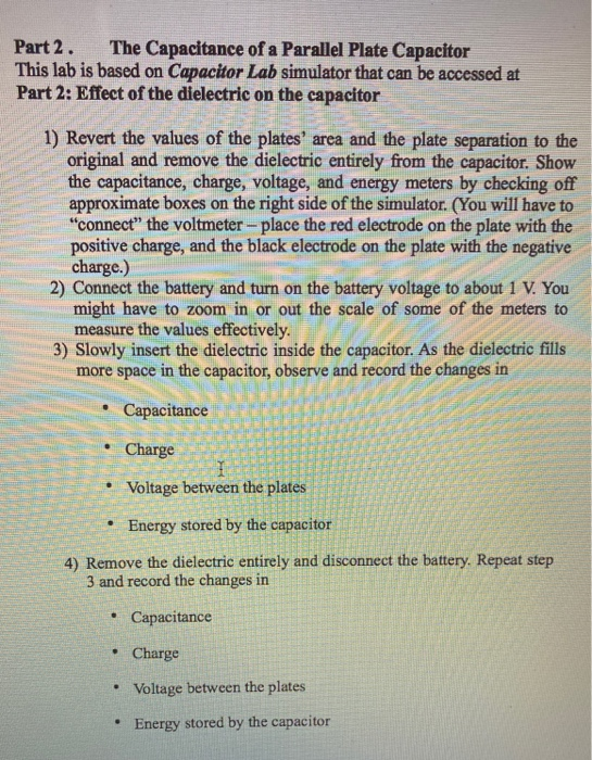 Solved i cant link the lab but it is the PHET capacitor lab