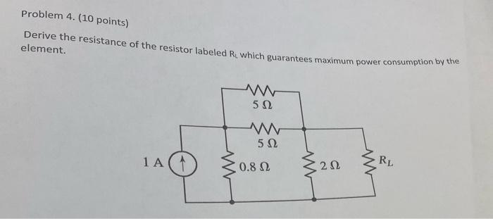 Solved Problem 4. (10 points) Derive the resistance of the | Chegg.com