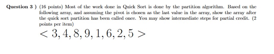 Solved Question 3 ) ( 16 ﻿points) ﻿Most of the work done in | Chegg.com