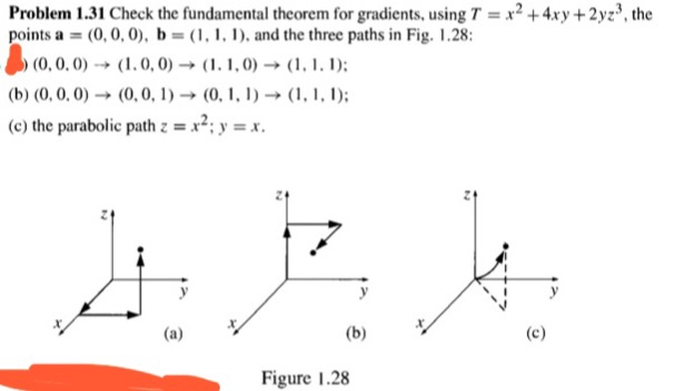 Solved Problem 1.31 Check the fundamental theorem for | Chegg.com