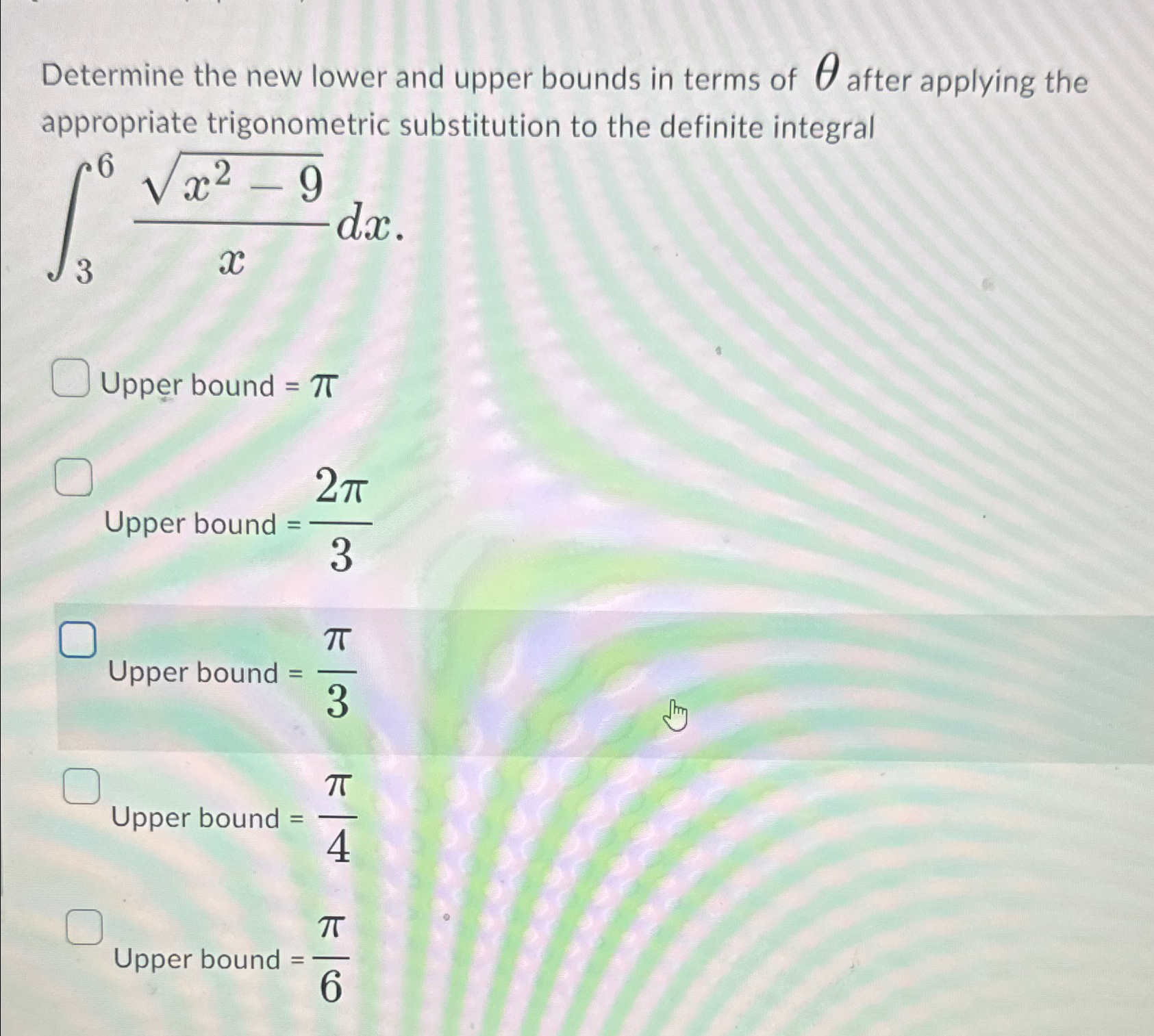 Solved Determine the new lower and upper bounds in terms of | Chegg.com