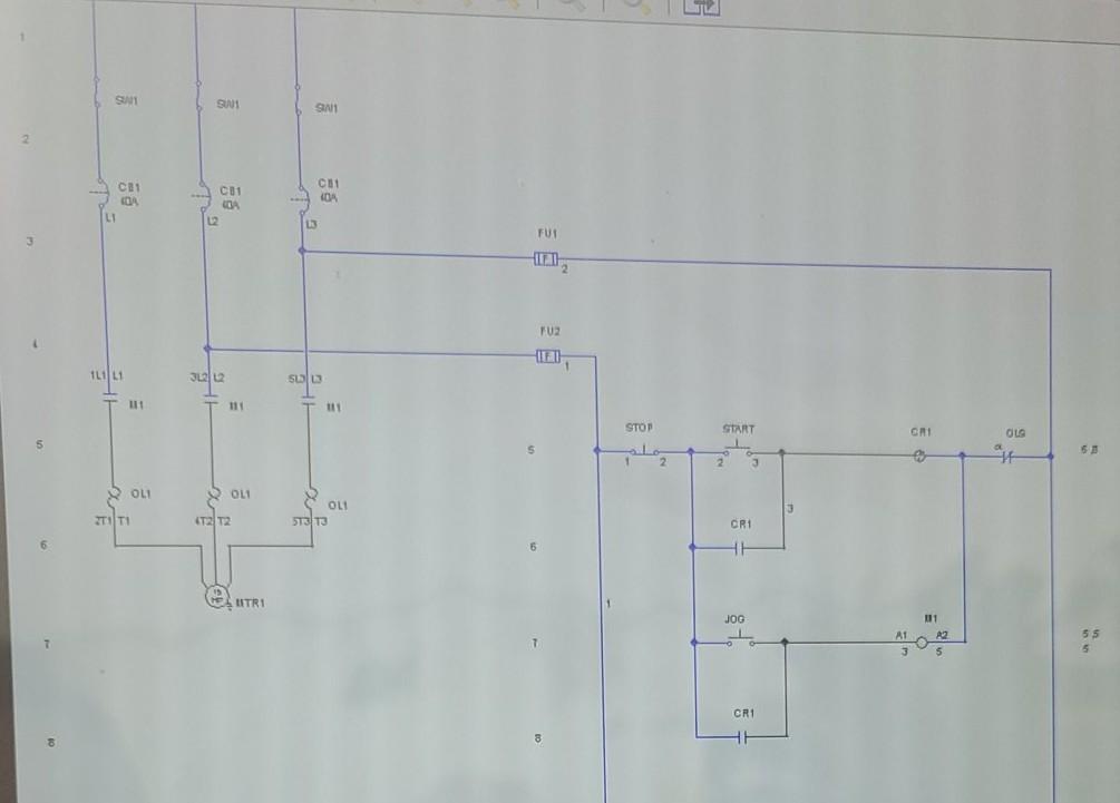 Solved Explain why the control relay does not energize when