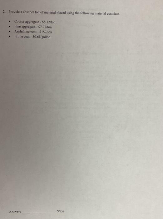 Solved Construction Management problem 10show work. answer | Chegg.com