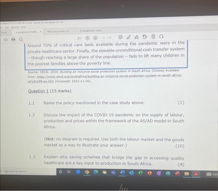 Solved Read the case study below and answer the questions | Chegg.com